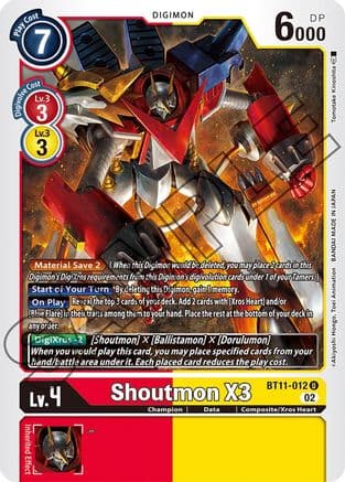 Shoutmon X3 — Dimensional Phase