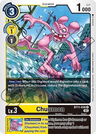 Chuumon — Dimensional Phase Digimon Card Game card by GOSSAN