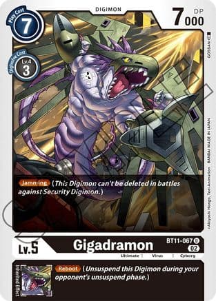 Gigadramon — Dimensional Phase