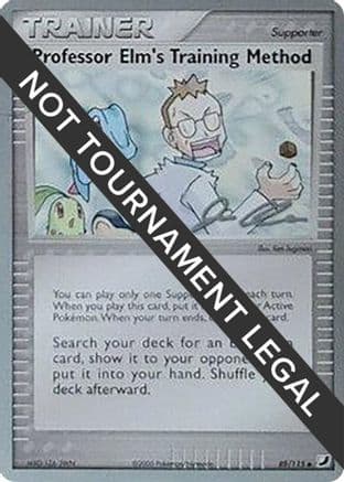 Professor Elm's Training Method - 2006 (Jason Klaczynski) — World Championship Decks Pokémon TCG card by Jason Klaczynski