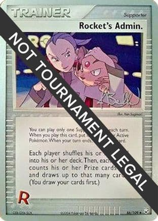 Rocket's Admin. - 2006 (Jimmy Ballard) — World Championship Decks Pokémon TCG card by Jimmy Ballard