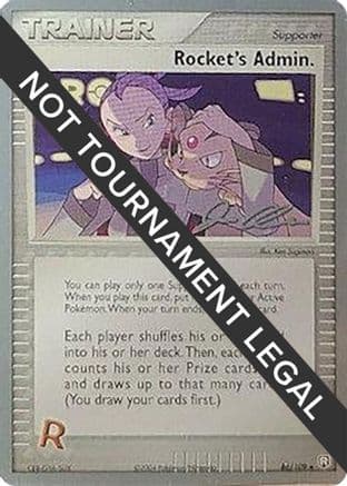 Rocket's Admin. - 2006 (Jason Klaczynski) — World Championship Decks Pokémon TCG card by Jason Klaczynski