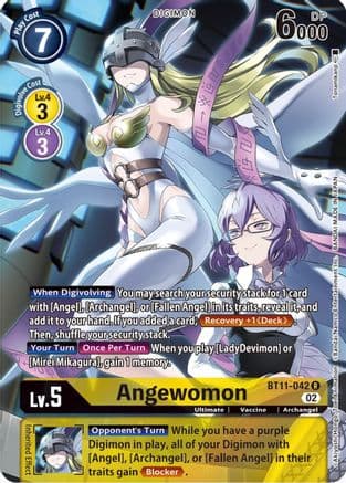 Angewomon (Alternate Art) — Dimensional Phase