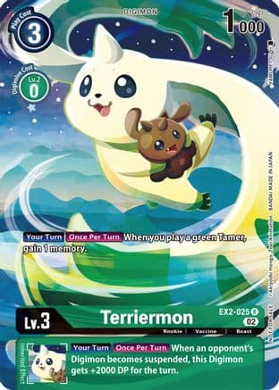 Terriermon (Digimon Illustration Competition Pack 2022) — Dimensional Phase