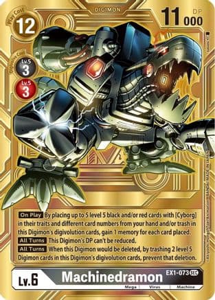 Machinedramon (Alternate Art) — Digimon Card Game card