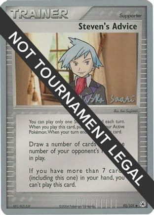 Steven's Advice - 2006 (Miska Saari) — World Championship Decks Pokémon TCG card by Miska Saari