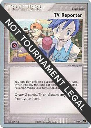TV Reporter - 2006 (Jason Klaczynski) — World Championship Decks Pokémon TCG card by Ken Sugimori