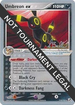 Umbreon ex - 2006 (Jimmy Ballard) — Pokémon TCG card