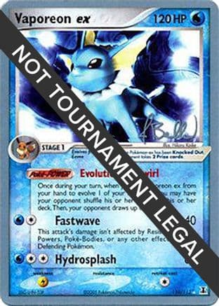 Vaporeon ex - 2006 (Jimmy Ballard) — World Championship Decks Pokémon TCG card by Jimmy Ballard
