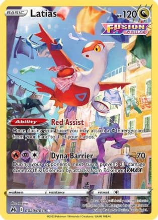 Latias — Crown Zenith: Galarian Gallery Pokémon TCG card by Teeziro