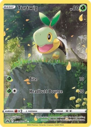 Turtwig — Crown Zenith: Galarian Gallery Pokémon TCG card by Kouki Saitou