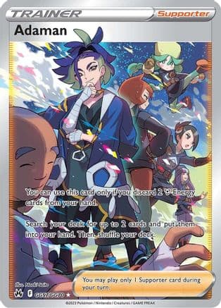 Adaman — Crown Zenith: Galarian Gallery Pokémon TCG card by Naoki Saito
