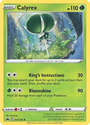 Calyrex — SWSH: Crown Zenith Pokémon TCG card by Nurikabe