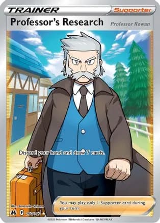 Professor's Research [Professor Rowan] (Full Art) — SWSH: Crown Zenith