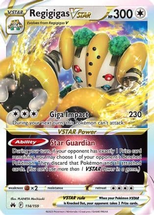 Regigigas VSTAR — SWSH: Crown Zenith Pokémon TCG card by PLANETA Mochizuki