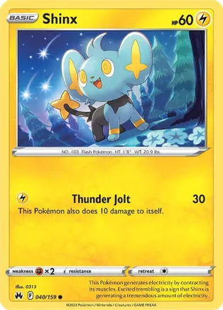 Shinx (40) — SWSH: Crown Zenith