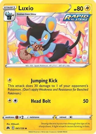 Luxio (41) — SWSH: Crown Zenith
