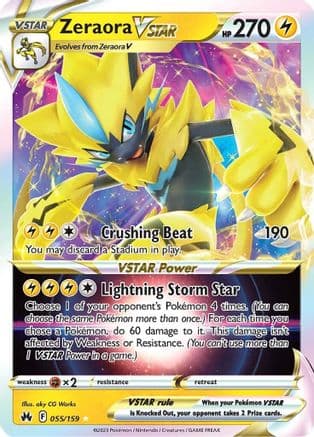 Zeraora VSTAR — SWSH: Crown Zenith Pokémon TCG card by aky CG Works