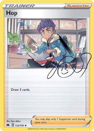 Hop — SWSH: Crown Zenith Pokémon TCG card by Taira Akitsu