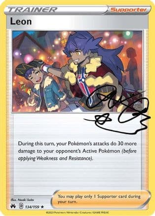 Leon — SWSH: Crown Zenith Pokémon TCG card by Naoki Saito