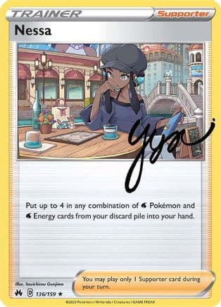 Nessa — SWSH: Crown Zenith Pokémon TCG card by Souichirou Gunjima