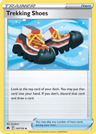 Trekking Shoes — SWSH: Crown Zenith Pokémon TCG card by Amelicart