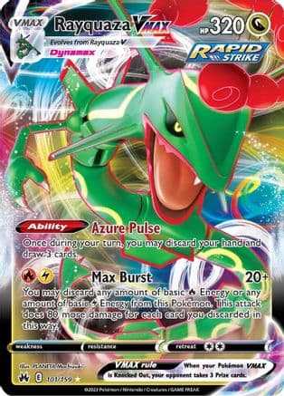 Rayquaza VMAX (101) — Pokémon TCG card