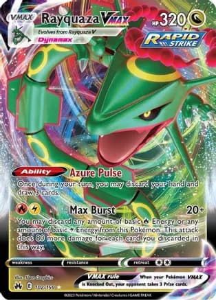Rayquaza VMAX (102) — Pokémon TCG card