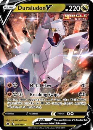 Duraludon V — SWSH: Crown Zenith Pokémon TCG card by PLANETA Mochizuki
