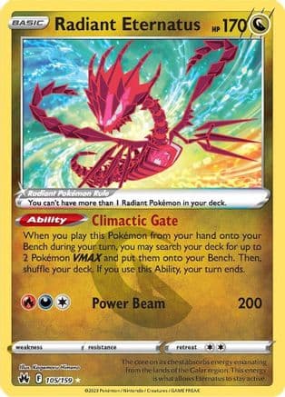 Radiant Eternatus — SWSH: Crown Zenith