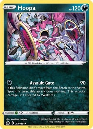 Hoopa — SWSH: Crown Zenith Pokémon TCG card by Souichirou Gunjima