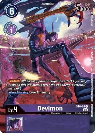 Devimon (Digimon Illustration Competition Pack 2022) — Dimensional Phase