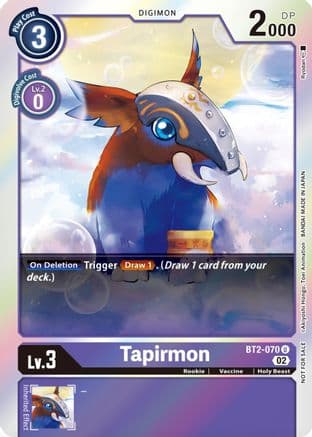 Tapirmon (Official Tournament Pack Vol.8) — Release Special Booster 1.0