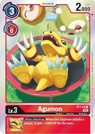 Agumon (Official Tournament Pack Vol.8) — Starter Deck 07: Gallantmon