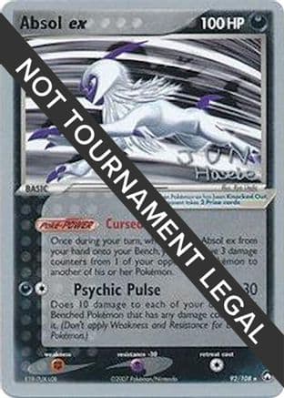 Absol ex - 2007 (Jun Hasebe) — World Championship Decks Pokémon TCG card by Jun Hasebe