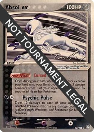 Absol ex - 2007 (Tom Roos) — World Championship Decks Pokémon TCG card by Tom Roos