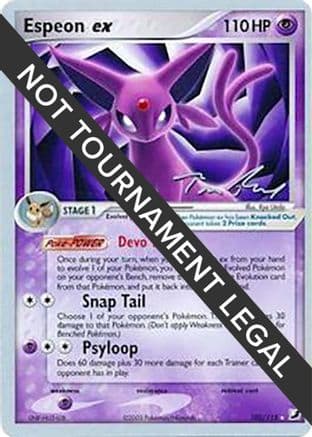 Espeon ex - 2007 (Tom Roos) — World Championship Decks Pokémon TCG card by Tom Roos
