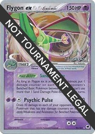 Flygon ex (Delta Species) - 2007 (Jun Hasebe) — World Championship Decks Pokémon TCG card by Jun Hasebe
