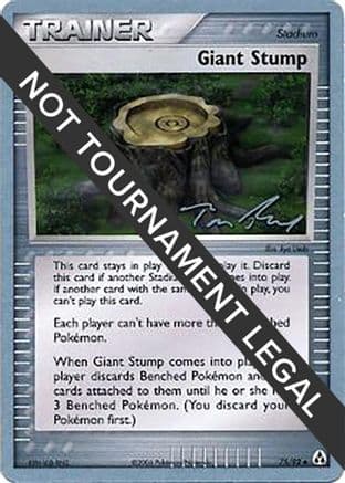 Giant Stump - 2007 (Tom Roos) — World Championship Decks Pokémon TCG card by Tom Roos