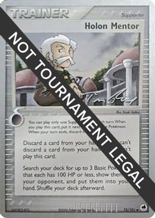 Holon Mentor - 2007 (Tom Roos) — World Championship Decks Pokémon TCG card by Tom Roos