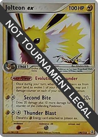 Jolteon ex - 2007 (Tom Roos) — World Championship Decks Pokémon TCG card by Tom Roos