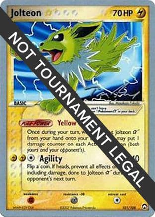 Jolteon Star - 2007 (Tom Roos) — Pokémon TCG card
