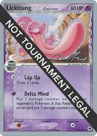 Lickitung (Delta Species) - 2007 (Tom Roos) — World Championship Decks Pokémon TCG card by Tom Roos