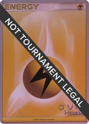 Lightning Energy - 2007 (Jun Hasebe) — World Championship Decks Pokémon TCG card by Jun Hasebe
