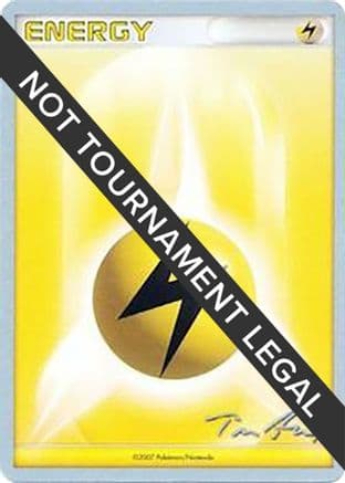 Lightning Energy - 2007 (Tom Roos) — World Championship Decks Pokémon TCG card by Tom Roos