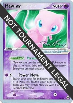 Mew ex - 2007 (Tom Roos) — World Championship Decks Pokémon TCG card by Tom Roos
