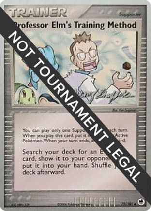 Professor Elm's Training Method - 2007 (Jeremy Scharff-Kim) — World Championship Decks Pokémon TCG card by Jeremy Scharff-Kim