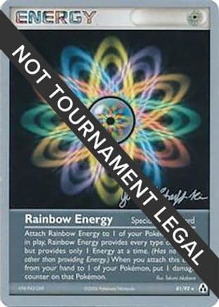 Rainbow Energy - 2007 (Jeremy Scharff-Kim) — World Championship Decks Pokémon TCG card by Jeremy Scharff-Kim