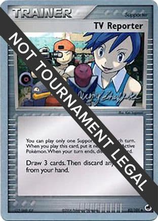 TV Reporter - 2007 (Jeremy Scharff-Kim) — World Championship Decks Pokémon TCG card by Jeremy Scharff-Kim