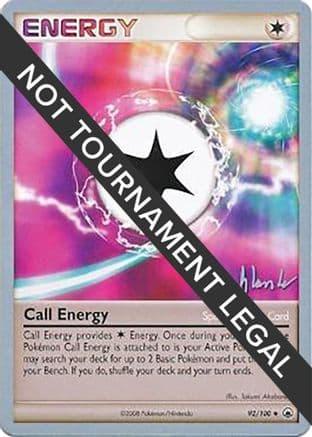 Call Energy - 2008 (Dylan Lefavour) — World Championship Decks Pokémon TCG card by Dylan Lefavour